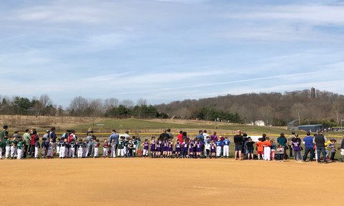 A beautiful opening day at Lookout Park